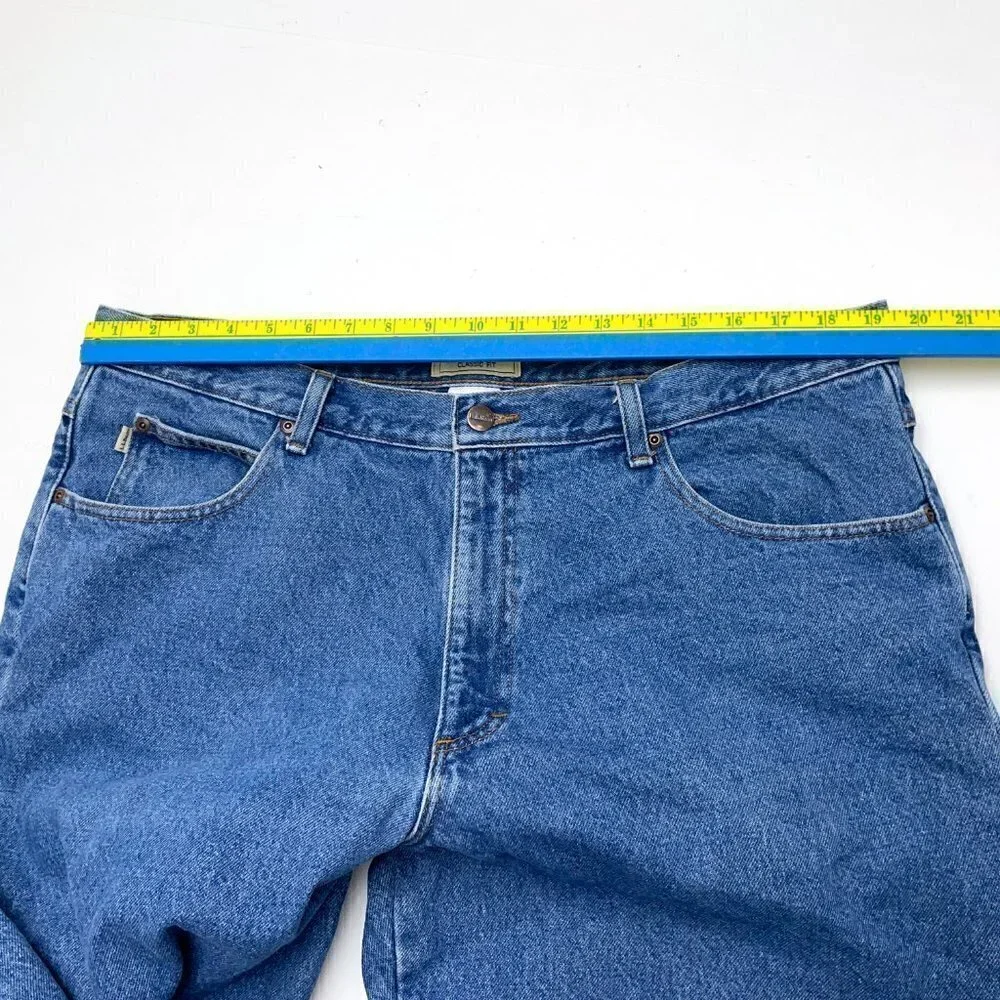 L.L. Bean Men's Flannel Lined Jeans Classic Fit Straight Leg size 40 x 29